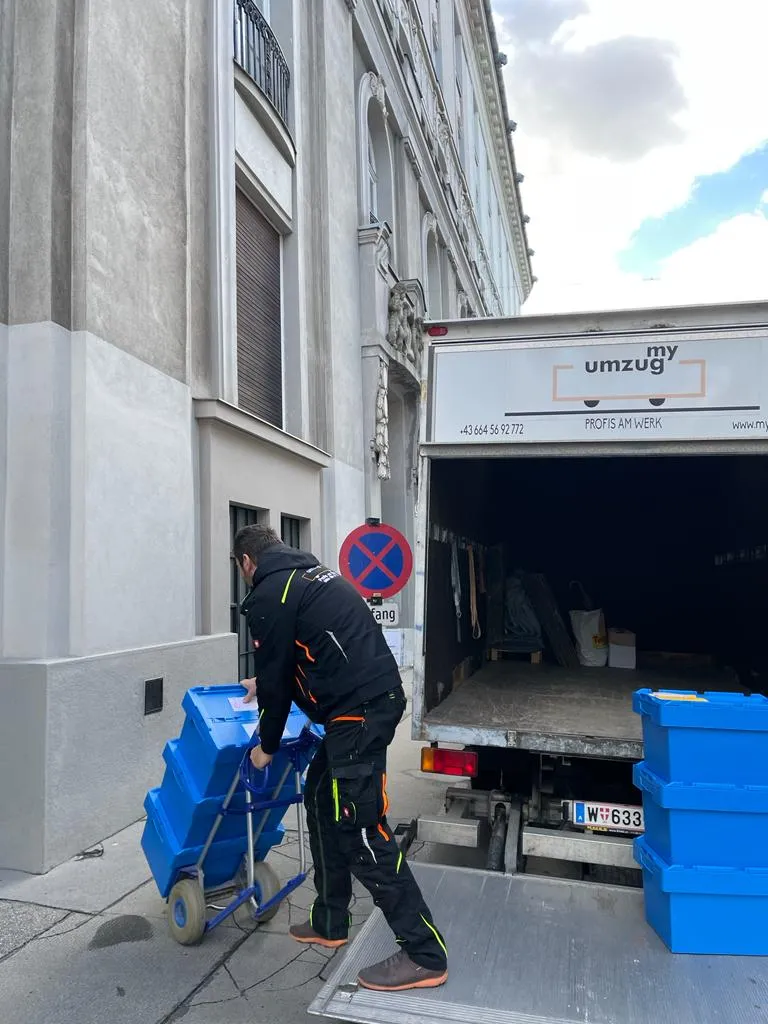 Kostenlose Lieferung der Umzugsboxen in Wien
