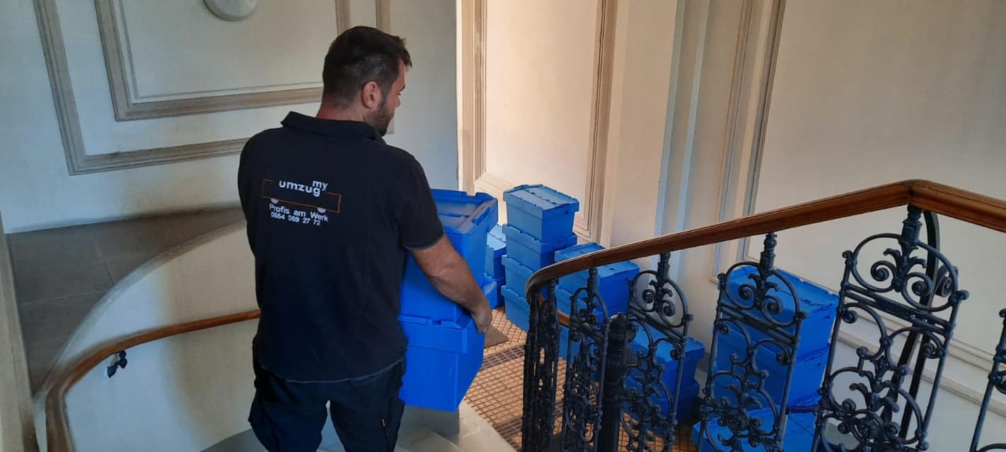 Umzugsboxe mit kostenloser Lieferung und Abholung in Wien
